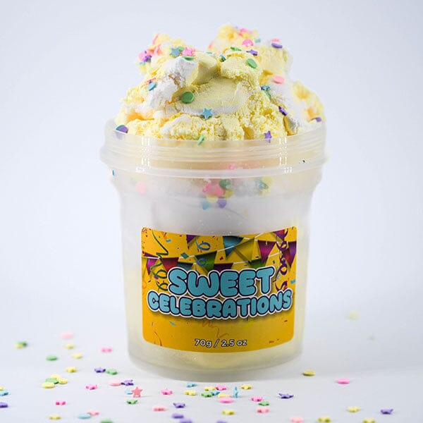 LIT Slime Soft Butter Slime - Sweet Celebration (7.1oz) Simple Lit Slime 