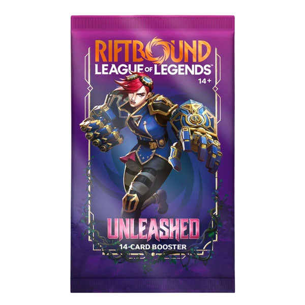 Riftbound: League of Legends TCG - Unleashed Booster Pack (1 Pack of 14 Cards)
