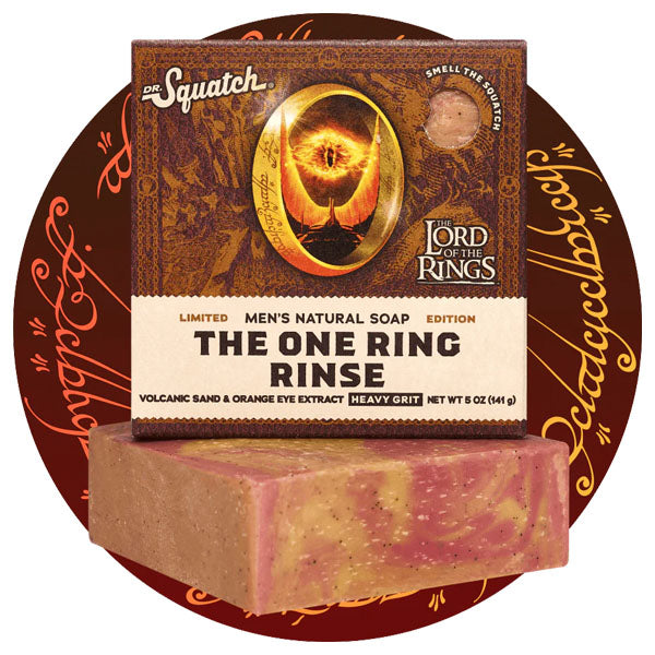 Dr. Squatch® Lord Of The Rings™ The One Ring Rinse All-Natural Bar Soap For Men (1pc) Limited Edition