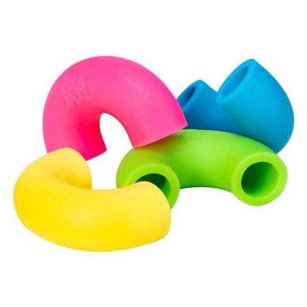 Nee Doh Mac' N' Squeeze | Squishy Fidget Noodles (4pc) Simple Showcase 