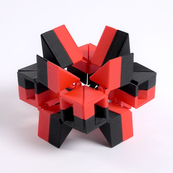 3D Treasures Magic Cube Fidget Toy (1pc) Multiple Colors Simple Exclusive 