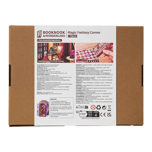 Rolife Book Nook & Wonderland LED Magic Fantasy Corner DIY Kit (185pc) Simple Rolife 
