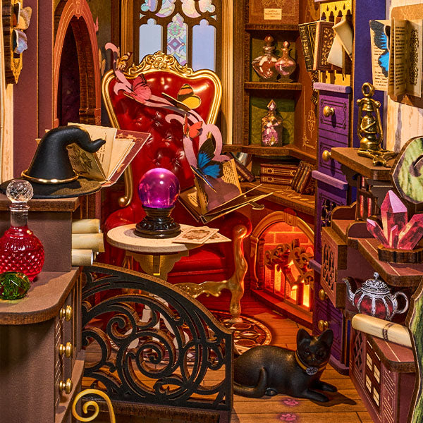 Rolife Book Nook & Wonderland LED Magic Fantasy Corner DIY Kit (185pc) Simple Rolife 