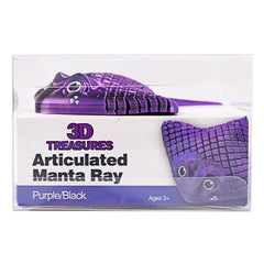 3D Printed Articulated Manta Ray Fidget Toy (Multiple Colors) Simple Exclusive 