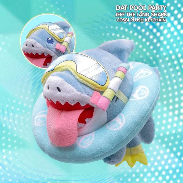 Marvel Jeff the Land Shark Cosbi Keychain Plush Toy Pendant Blind Box (1pc) Simple Pingu 