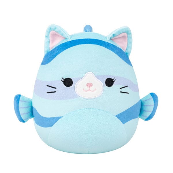 Squishmallows Super Soft Plush Toys 7.5" Melinda The Blue Striped Cat Fish Simple Squishmallows 
