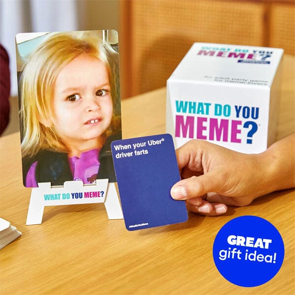 What Do You Meme?® The Hilarious Adult Party Game for Meme Lovers - "Mostly Uncensored" Edition Card Game Simple What Do You Meme? 