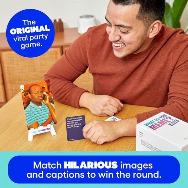 What Do You Meme?® The Hilarious Adult Party Game for Meme Lovers - "Mostly Uncensored" Edition Card Game Simple What Do You Meme? 