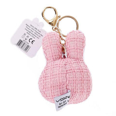 Dutch Miffy 4" Plush Keychain Clip in Pink Simple Miffy 