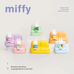 Miffy Sofa Phone Stand Collectible Couch Blind Box (1pc) Series 2 Simple Miffy 