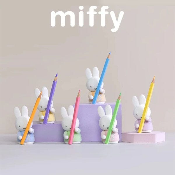 Miffy Pen Holder Series Figurine Blind Box (1pc) Simple Miffy 