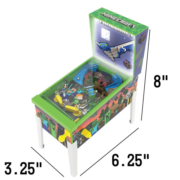 Minecraft Collector Series Mini Tabletop Arcade Pinball Simple Minecraft 