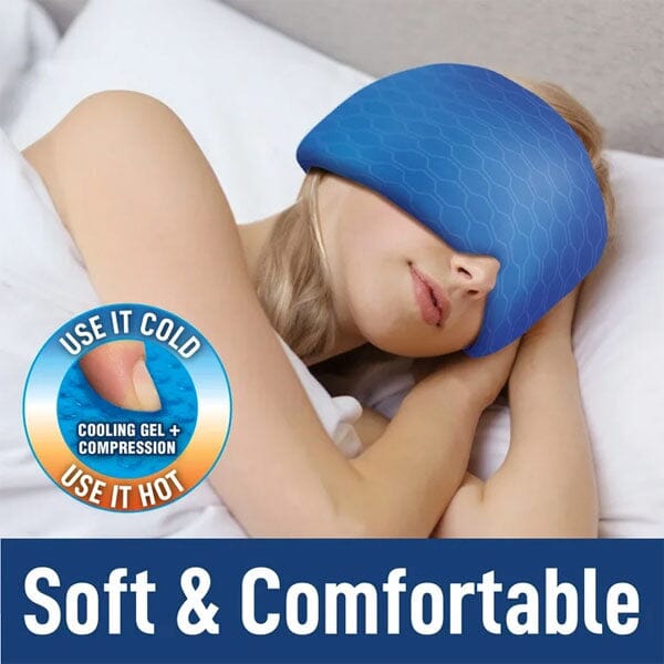 Miracle™ Headache Relief Cap 360° Gel Cooling & Compression Simple Showcase 