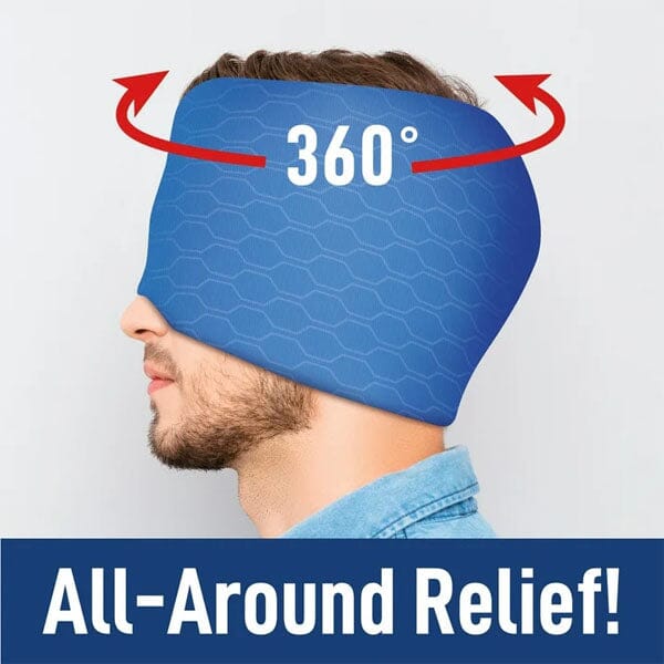 Miracle™ Headache Relief Cap 360° Gel Cooling & Compression Simple Showcase 