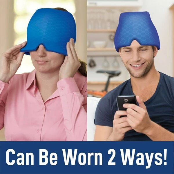 Miracle™ Headache Relief Cap 360° Gel Cooling & Compression Simple Showcase 