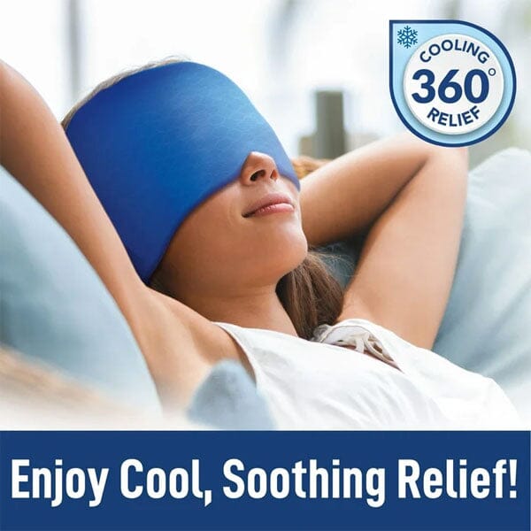 Miracle™ Headache Relief Cap 360° Gel Cooling & Compression Simple Showcase 
