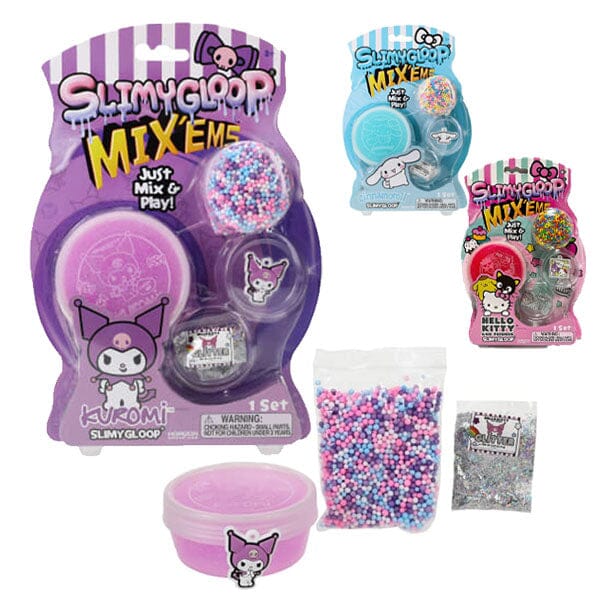 Sanrio Hello Kitty & Friends SlimyGloop Mix'Ems Pre-Made Slime & Accessories Kit (2.5oz) Multiple Styles Preorder Showcase 