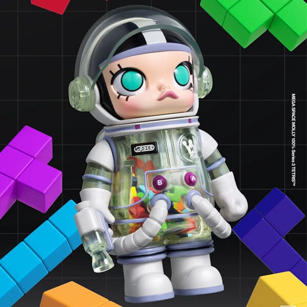 Pop Mart x Molly: Mega Space Molly 100% Series 3 Figurine Blind Box (1pc) Simple Pop Mart 