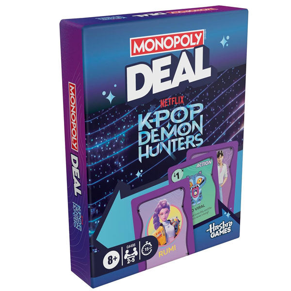 Hasbro Monopoly Deal KPop Demon Hunters Special Edition Card Game