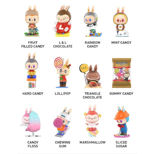 Pop Mart x THE MONSTERS: Candy Series Figurine Blind Box (1pc) Simple Pop Mart 