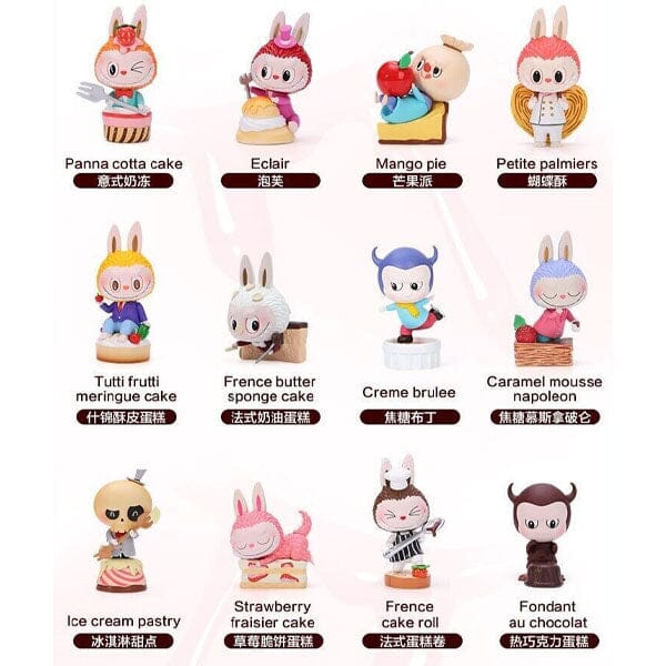 Pop Mart x THE MONSTERS: Patisseries Series Figurine Blind Box (1pc) Simple Pop Mart 