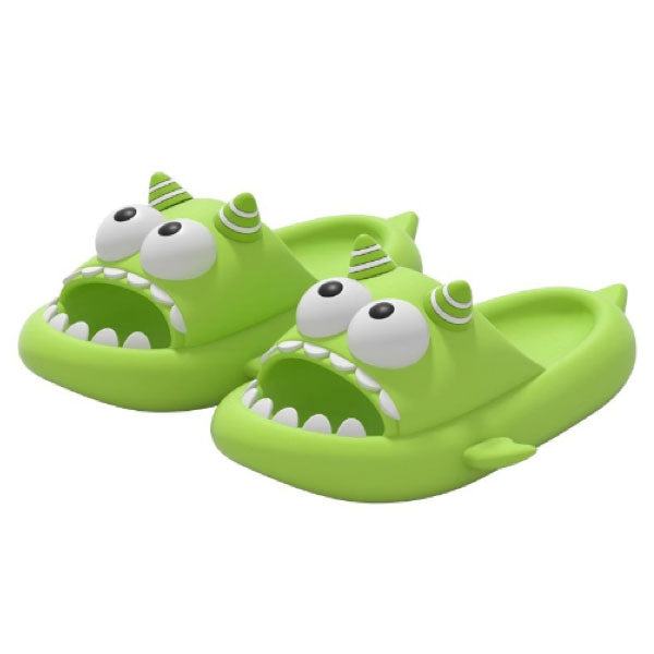 Shhhandals Cartoon Monster Unisex Anti-Slip Foam Cloud Slides (Multiple Sizes)