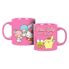 Sanrio 50th Anniversary Hello Kitty and Friends Pink Mug & Mug Warmer Set "Showcase Exclusive" Simple Showcase 