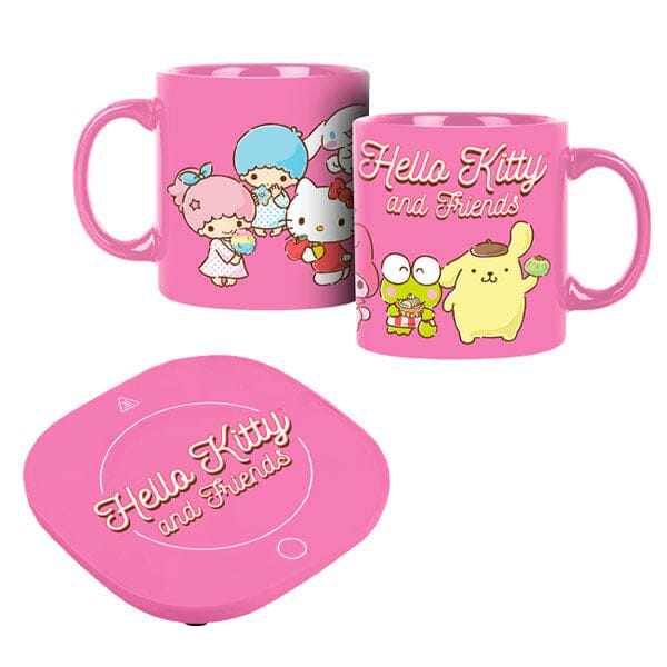 Sanrio 50th Anniversary Hello Kitty and Friends Pink Mug & Mug Warmer Set "Showcase Exclusive" Simple Showcase 