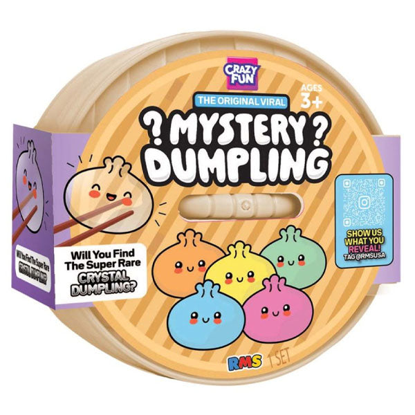 Invisible Maltose Mystery Bao Bun 4" Dumpling Squishy Fidget Toy (1pc)