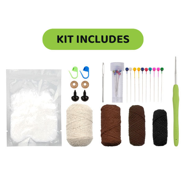 The LOOP Brigade: Mystery Pups DIY Crochet Plush Toy Complete Kit For Beginners Blind Bag Simple The LOOP Brigade 