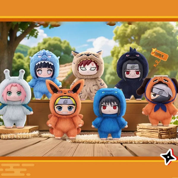 TOP TOY x Naruto Shippuden: "Beast Party" Series Plush Keychain Blind Box (1pc)