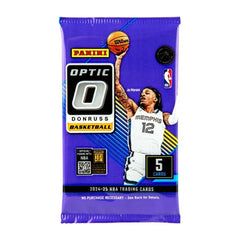 Panini Donruss Optic NBA Basketball 2024/2025 Trading Cards Pack (5 Cards)