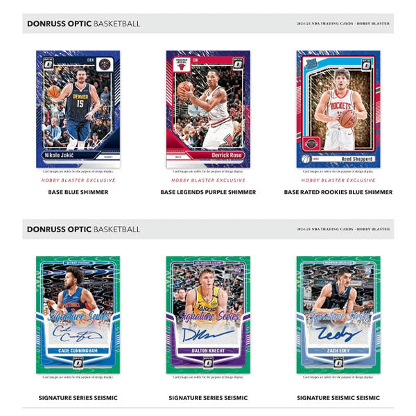 Panini Donruss Optic NBA Basketball 2024/2025 Trading Cards Pack (5 Cards)