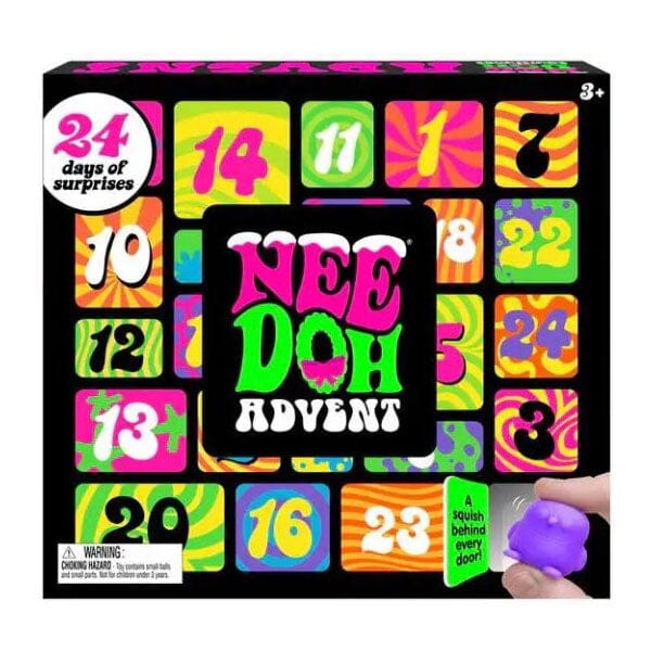 NeeDoh Squishy Fidget Toy Advent Calendar 2024 (24pc) Preorder Showcase 