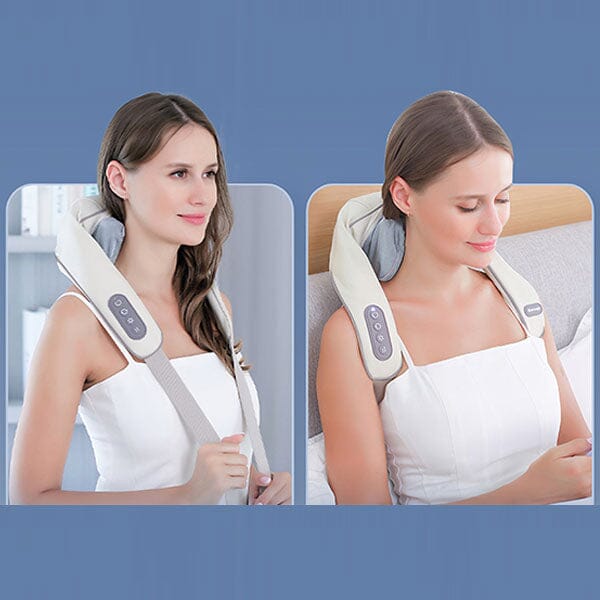 Quantum Nekneader Human Hands Mini Kneading Neck & Shoulder Massager Simple Showcase 