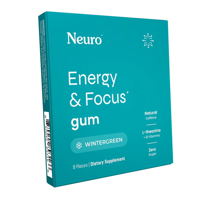 Neuro: Wintergreen Chewing Gum – Energy & Focus