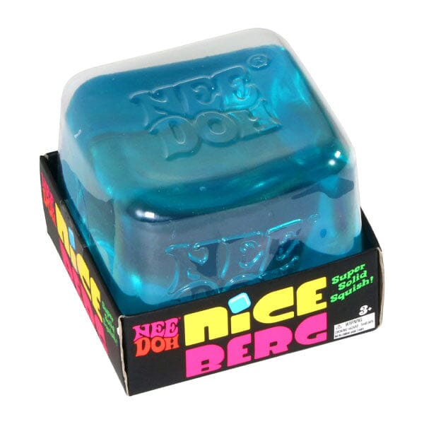 Nee Doh Nice Berg GIANT Blue Squishy Fidget Stress Ball (1pc) Simple Nee Doh 