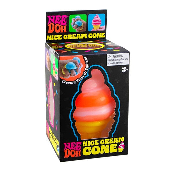 Nee Doh Nice Cream Cone Squishy Fidget Toy (1pc) Color Ships Assorted Simple Nee Doh 