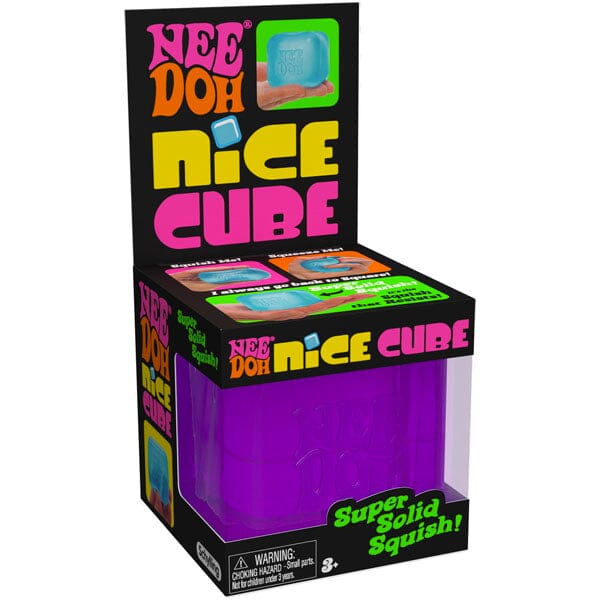 Nee Doh Nice Cube Squishy Fidget Stress Ball (1pc) Assorted Colors Preorder Showcase 