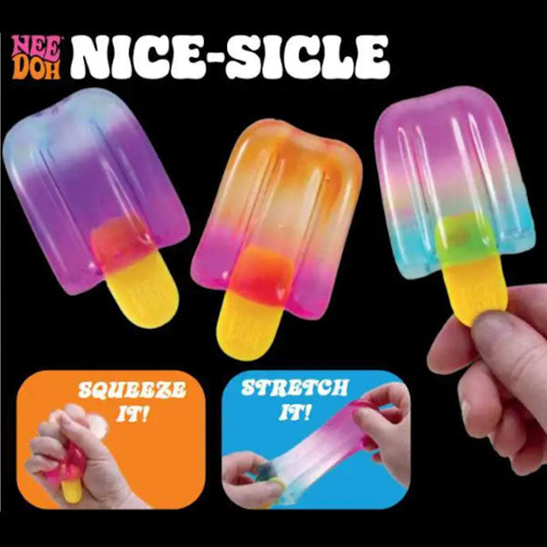 Nee Doh Nice-Sicle Squishy Fidget Toy (1pc) Color Ships Assorted Simple Nee Doh 