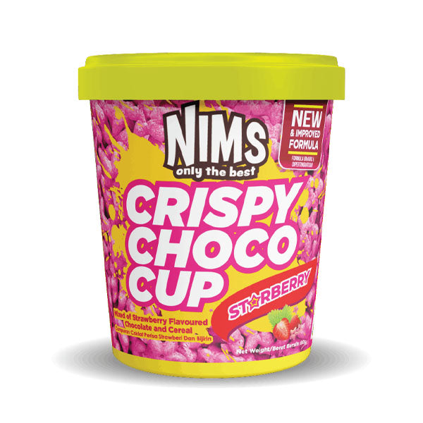 NIMS Crispy Choco Cup Chocolate Cereal Grab-And-Go Snack (60g) Multiple Flavors
