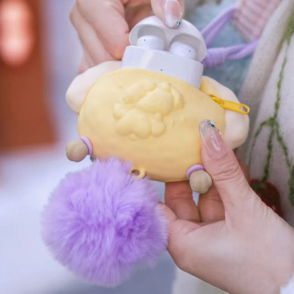 【シークレット】新作 Nommiノミ イヤホンケース アライグマ TOPTOY Nommi Forest Melodies Silicone Earbud Case Plush Animal Keychain