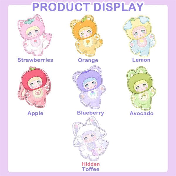 Nommi Interesting Fruits Series Kawaii Plush Doll Hanger Blind Box (1pc) Simple Nommi 