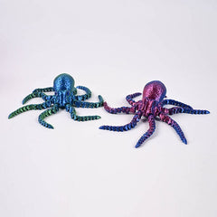 3D Treasures 3D-Printed Articulated Octopus Fidget Toy (Multiple Colors) Simple Exclusive 