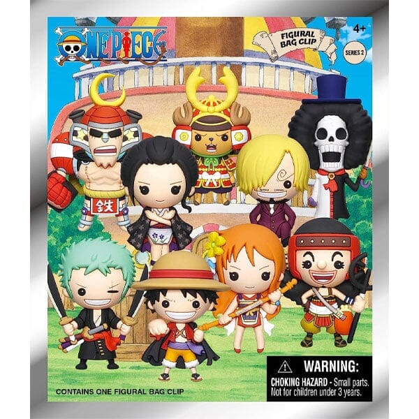 3D One Piece Anime Clip Hanger Blind Bag Series 2 (1pc) Simple Showcase 