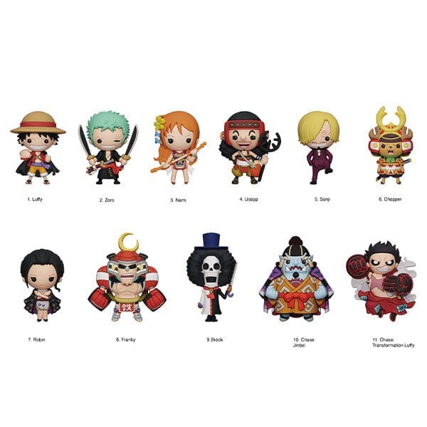 3D One Piece Anime Clip Hanger Blind Bag Series 2 (1pc) Simple Showcase 