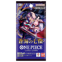 One Piece Card Game The Azure Sea's Seven OP-14 Japanese Booster Pack (1 Pack of 12 Cards) Simple One Piece 