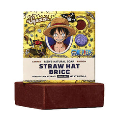 Dr. Squatch® x One Piece Anime All-Natural Bar Soap For Men - Straw Hat Bricc