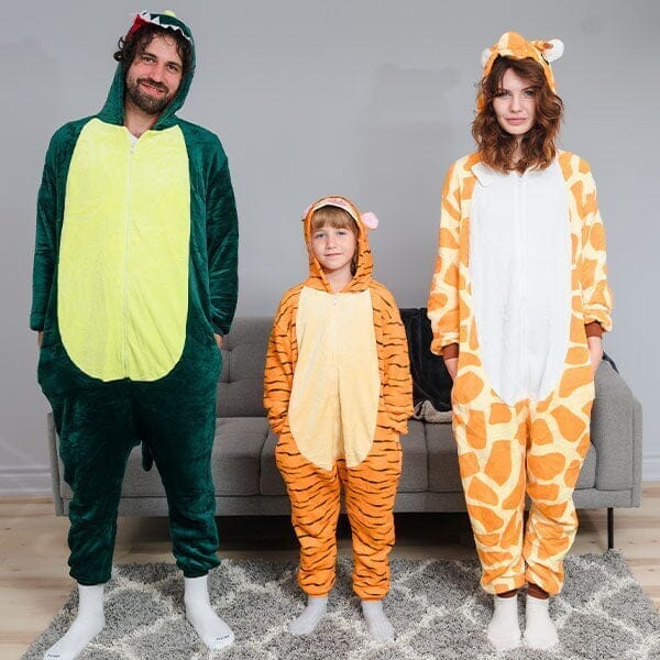 Cozy Cuddler Onesies | Dinosaur | Kids & Adults Sizes Simple Showcase 