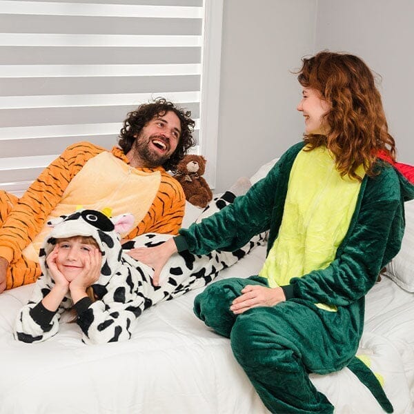 Cozy Cuddler Onesies | Dinosaur | Kids & Adults Sizes Simple Showcase 